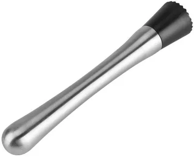Productafbeelding van Ergonomische cocktailstamper van roestvrij staal - baraccessoire - zeef - stamper