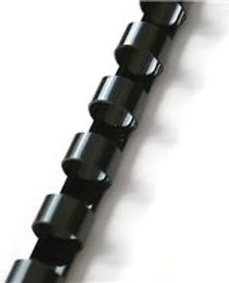 Zdjęcie produktu dla Grzbiet do bindowania 14 mm czarny / 100 szt