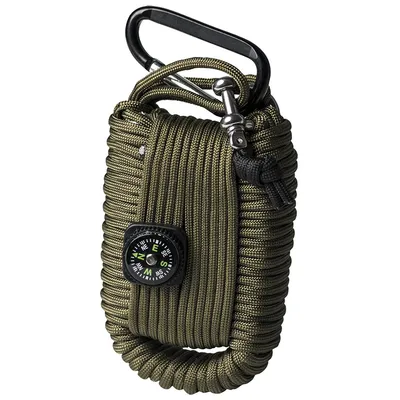 Produktbild von Mil-tec Paracord Survival-Kit groß, olivgrün