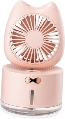 Image de Ventilateur de camping avec lampe - Rechargeable par USB, avec éclairage LED - pour tente, camping, caravane