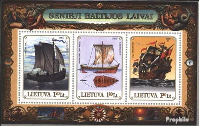 Produktbild von Briefmarken Litauen 1997 Mi Block11 (kompl.Ausg.) postfrisch Schiffe