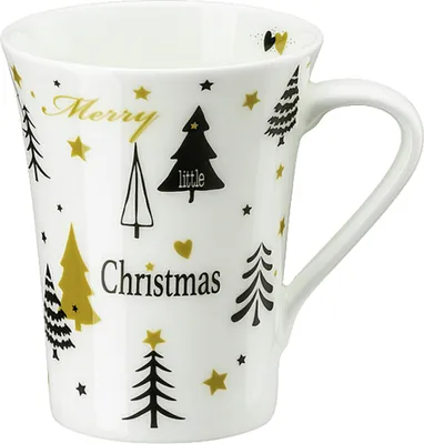 Produktbild von Hutschenreuther My Christmas Mug Merry little Christm Becher mit Henkel Bone China 02048-727431-15505