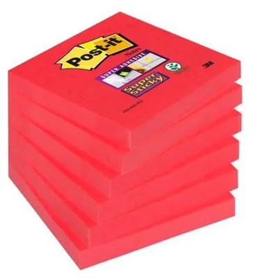 Obrázek produktu pro Bloček Post it Sticky, 76 x 76 mm, malinový, 6 ks