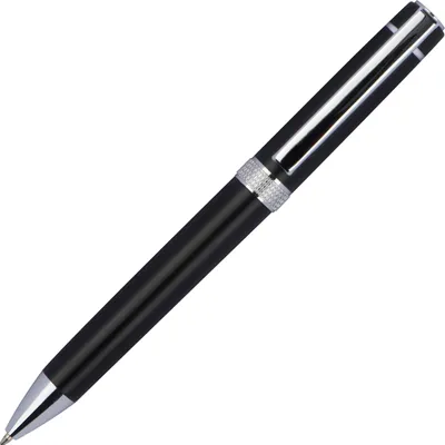 Produktbild von Drehkugelschreiber / aus Metall / mit funkelnden Zierring