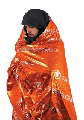 Produktbild von rettungsdecke 210 x 100 cm Polyester orange
