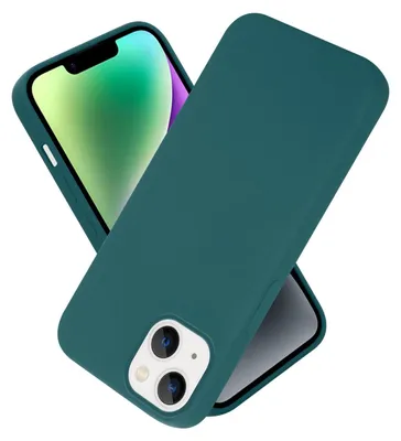 Produktbild von Cadorabo Schutzhülle für Apple iPhone 14 Hülle in Grün Handyhülle Case Cover TPU Etui