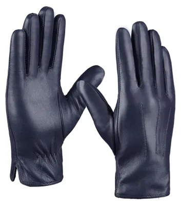 Productafbeelding van Omgoods - Winterhandschoenen van Leer met Touchscreen