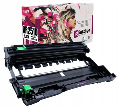 Produktbild von Inkdigo Bildtrommel DR2510 für Brother MFC-L2860DWE, DCP-L2627DWE, HL-L2400DWE, DCP-L2620DW – Schwarz, 15000 Seiten,