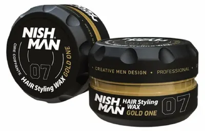 Immagine prodotto di Cera modellante per capelli NISHMAN, 150 ml - 07 Gold One Schwarz