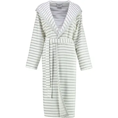 Image de Lot - Cawö - Peignoir à capuche pour femme (6596), taille : 48, couleur : argent (76)