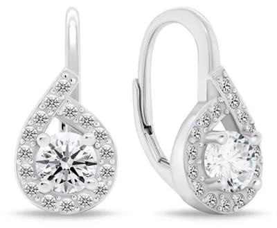 Immagine prodotto di Orecchini in argento con zirconi chiari EA756W