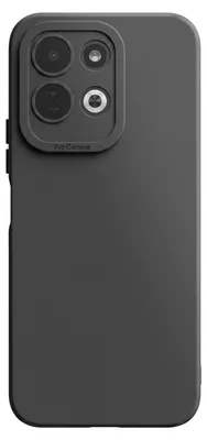 Zdjęcie produktu dla Etui Avizar do telefonu Xiaomi Redmi 17, wykonane z elastycznego silikonu, zapewniające ochronę przed wstrząsami, kolor: czarny