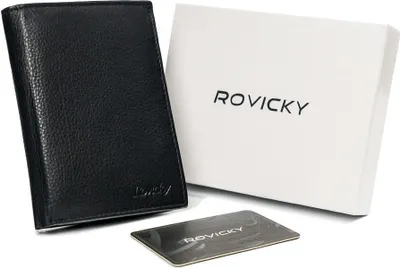 Produktbild von Rovicky Portemonnaie aus Leder für Männer Delgrec schwarz One size