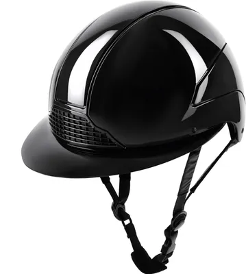 Produktbild von Waldhausen Reithelm Swing H24 Lady Shine Glossy black, Größe:55-57 cm