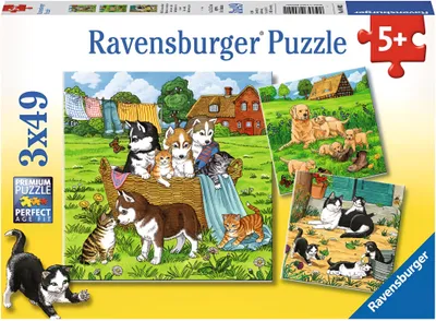 Produktbild von Süße Katzen und Hunde Ravensburger 08002