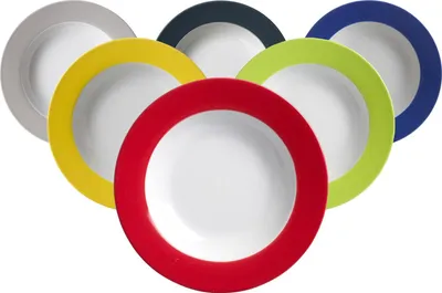Produktbild von Ritzenhoff & Breker DOPPIO Suppenteller ø 22 cm 6er Set Mix