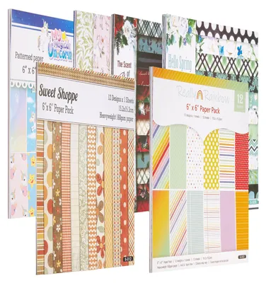 Produktbild von SucceBuy Scrapbook-Papier, 72 Bl?tter, 152 mm, Set mit gemischten Spezialmustern fš¹r Stanz- und Pr?gemaschinen, Dekorpapier fš¹r Dekorationen, Scrapbooking, Kartenherstellung und DIY-Projekte