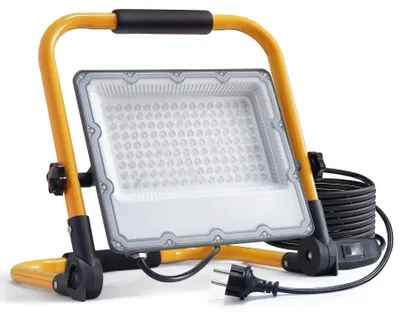 Productafbeelding van LED Bouwlamp 100 W - 10000 Lumen - VDE Rubberkabel 4 m
