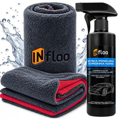 Produktbild von INfloo Nano Lackschutz Set 500ml + Trockentuch 1200 GSM
