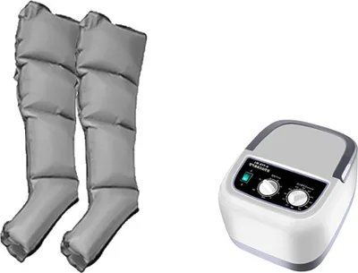 Produktbild von Beinmassagegerät Luftdruck – Ganzbein Massager mit Heizung, 4 Kammern, Zeit & 10 Temperatur