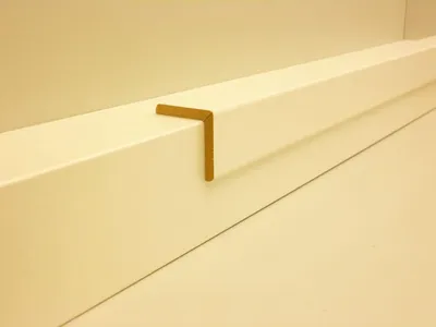 Produktbild von B.S. Bauprogramm Winkelleiste 250 cm 28 x 28 mm weiß