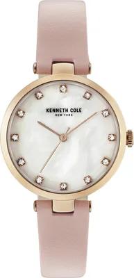 Produktbild von Kenneth Cole Damenarmbanduhr, roségoldfarben/rosa