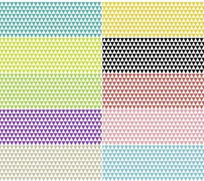 Produktbild von Fotokarton Triangel 'Mini' 300g/qm 49,5x68cm VE=10 Bogen farbig sortiert