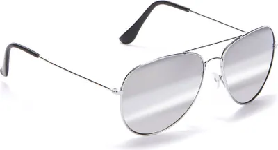 Produktbild von Pilotenbrille silber-schwarz 14x5cm