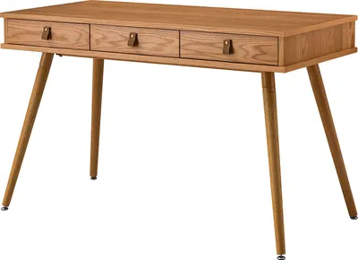Produktbild von home24 Schreibtisch - Echtholzfurnier - Eiche