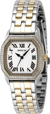 Zdjęcie produktu dla Invicta Wildflower 48999 Zegarek Damski - Mechanizm Kwarcowy - Stal Nierdzewna z Srebrną Tarcza - 27 mm
