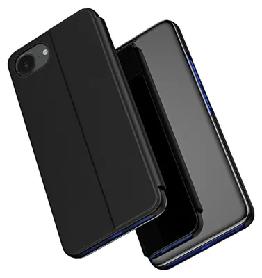 Zdjęcie produktu dla Etui Clear View Case na iPhone 16e pokrowiec z klapką - czarne