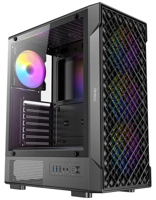 Obrázok produktu pre Antec VX-320 ARGB, Midi Tower, PC, Čierna, ATX, ITX, micro ATX, Plast, Oceľ, Hranie