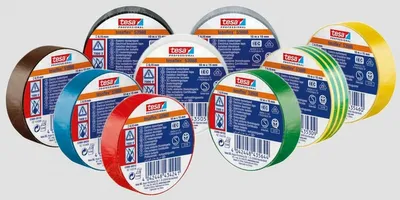 Produktbild von TESA Isolierband schwarz 19 mm x 20 m 7000 V