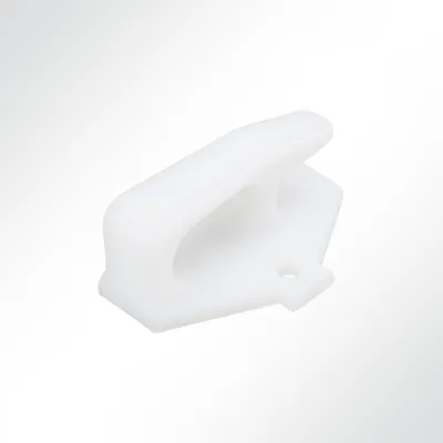 Produktbild von Lysel® Kombi-Nylonhaken mittel mit Ring, (BxL) 49x57mm in Weiß (10 Stück)