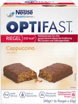 Image de Optifast Riegel Cappuccino, 6X65 g