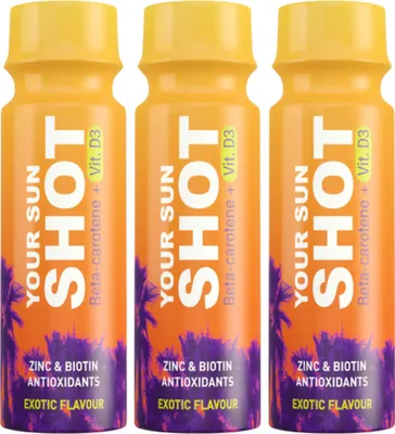 Productafbeelding van Your Sun Shot Vit. D3 bruiningsdrank 3 stuks