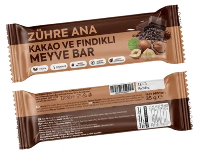 Produktbild von Zühre Ana | Kakao- und Haselnuss-Fruchtriegel 35g