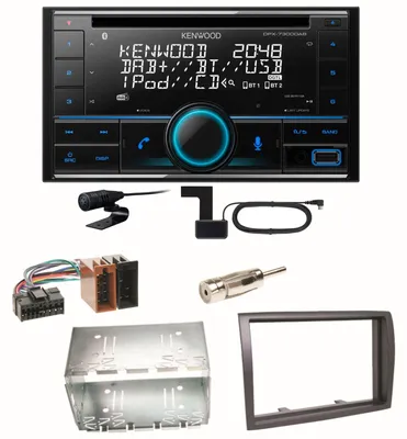 Produktbild von Kenwood DPX-7300DAB Bluetooth DAB Einbauset für Fiat Ducato Boxer Jumper