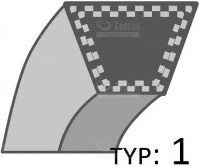 Obrázek produktu pro Řemen MTD /12,7X1520/ RO5093