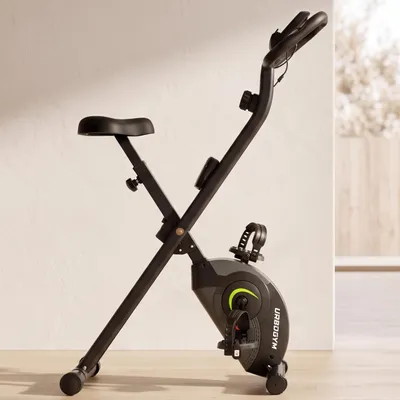 Produktbild von URBOGYM ALPHA SKILL Heimtrainer – Magnetisches Fitnessbike mit 2-kg-Schwungrad, 8 Widerstandsstufen, bis 110 kg