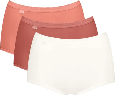 Produktbild von sloggi Damen Midislip 3-Pack Basic+ Maxi - MULTIPLE COLOURS 21 - Größe 42