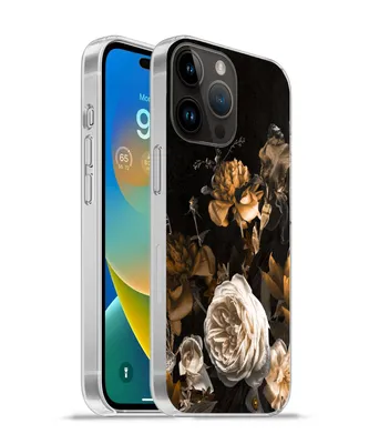 Produktbild von MuchoWow® Handyhülle Schutzhülle Hülle für Apple iPhone 14 Pro - Softcase Rose - Gold - Blumenstrauß Silikon Softcase Handy Hülle - Umschlag