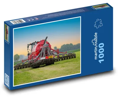 Obrázok produktu pre Puzzle 1000 Traktor na zelenej lúke - martinpuzzle