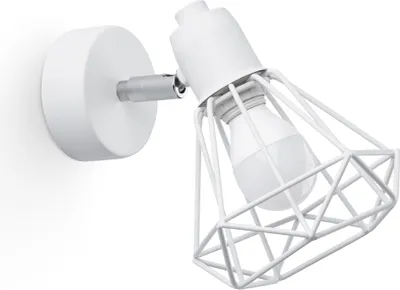 Produktbild von Wandleuchte ARTEMIS 1 weiß 1xE14 10W Stahl 18x15x18cm Sollux Lighting