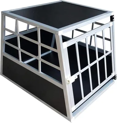 Imagen del producto de Silecomplaza: Caja de transporte para perros, ideal para el coche, viajes, jaula, transportín