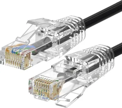 Produktbild von Netzwerkkabel Rack Slim Cat.6 U/UTP 1m