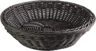 Produktbild von APS 50612 Korb PROFI LINE, Polypropylen, Ø 29 cm, Höhe 7 cm, schwarz