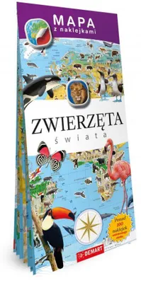 Image de Tiere der Welt. Karte mit Aufklebern. Demart