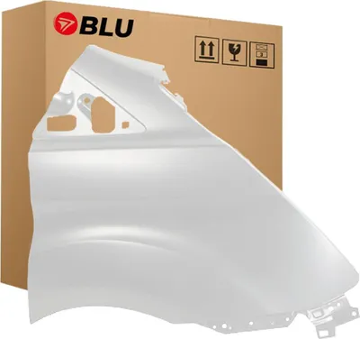 Immagine prodotto di BLU Parafango compatibile con Ford Transit Tourneo Custom I 7VTA Destra Weiss FrozenWhite | 2013-2017 | Anteriore | Verniciato | Pronto per il montaggio | Acciaio