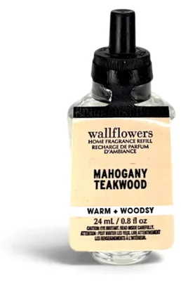 Obrázok produktu pre Bath & Body Works Vôňa do zásuvky Wallflowers - náplň MAHOGANY TEAKWOOD 24 ml